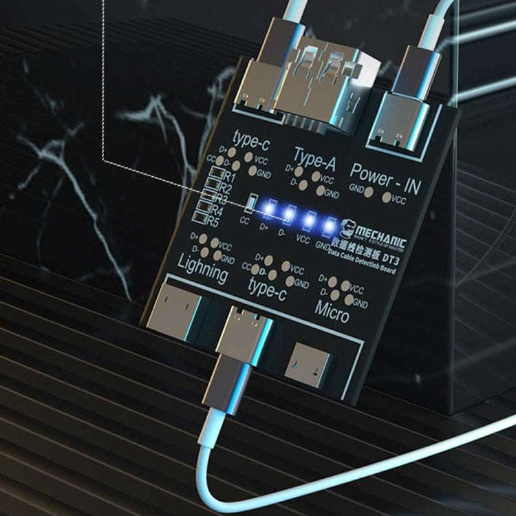 MECHANIC DT3 USB Data Cable Detection Board Short Circuit On-Off Switching Tester