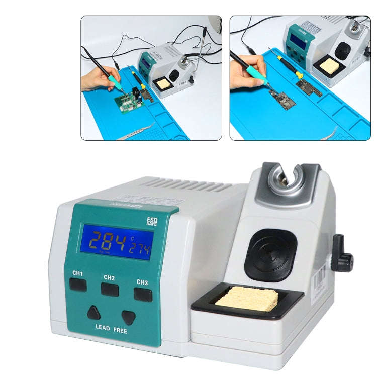 SUGON T26 Soldering Station Lead-free 2S Rapid Heating with C210-002 Soldering Iron Tip Kit, EU Plug