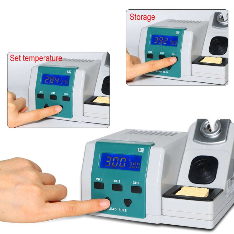 SUGON T26 Soldering Station Lead-free 2S Rapid Heating with C210-002 Soldering Iron Tip Kit, EU Plug