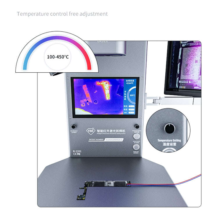 TBK R2201 Intelligent Thermal Infrared Imager Analyzer with Microscope, AU Plug