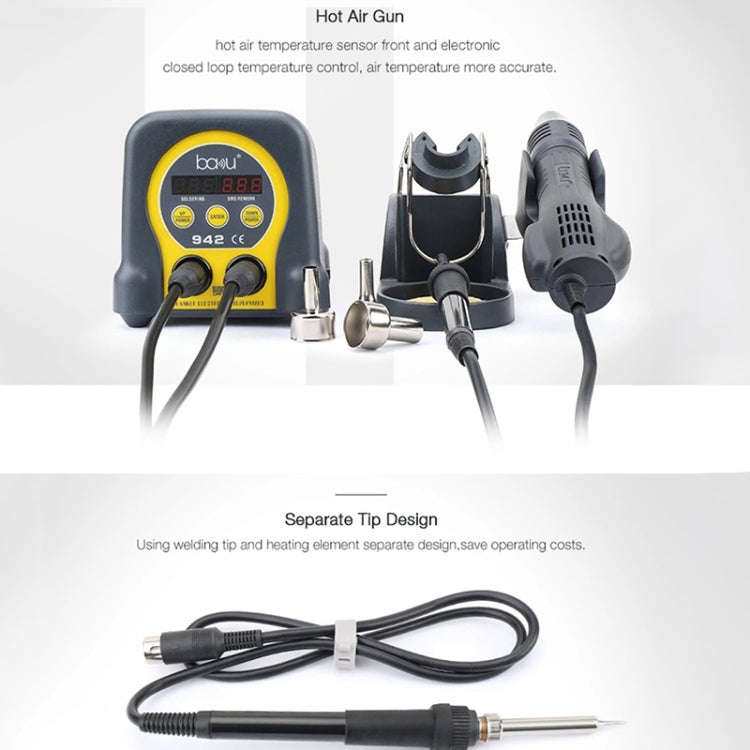 BAKU ba-942 Led BGA SMD Hot Air Rework Soldering Station, US Plug