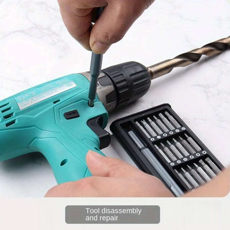 25 in 1 Screwdriver Set Magnetic Repair Tools, Aluminum Alloy Handle