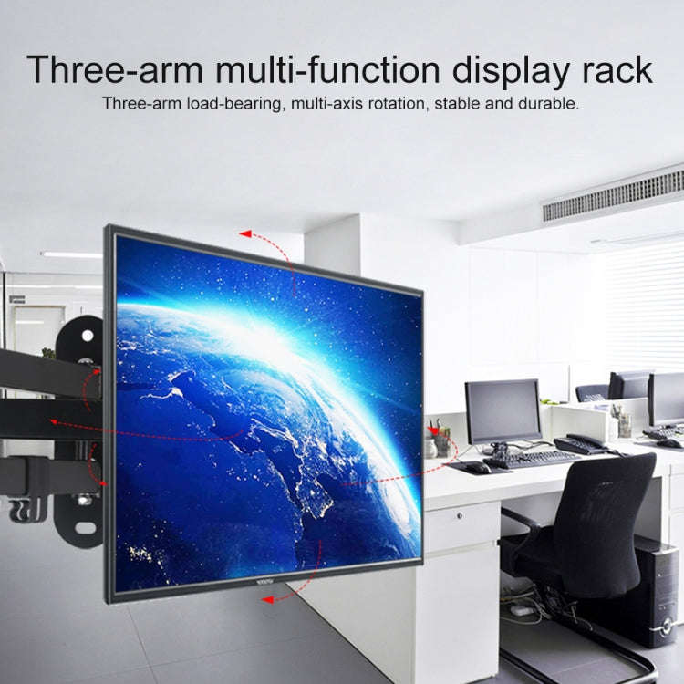 14-27 inch Universal Horizontal Vertical Screen Installable Rotatable Retractable Computer Monito...
