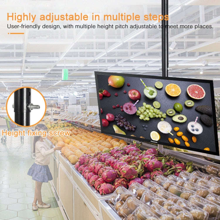 26-60 inch Universal Height & Angle Adjustable Single Screen TV Wall-mounted Ceiling Dual-use Bra...