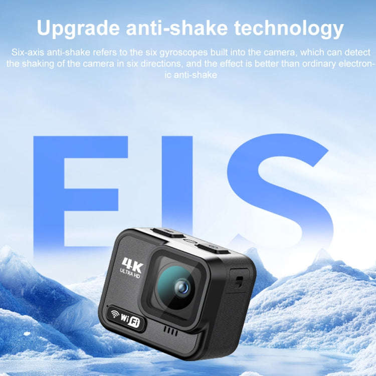 B08S 21m Underwater Waterproof Diving Mini Action Camera Anti-shake Recorder (Black)