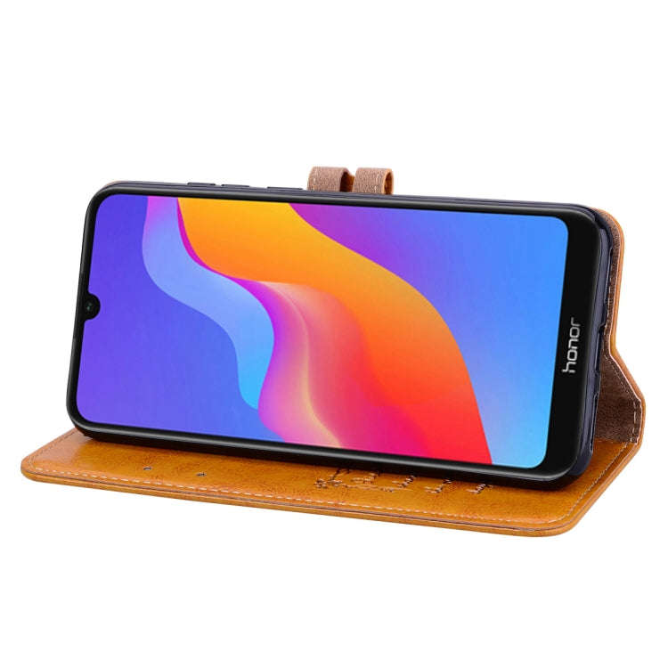 Business Style Oil Wax Texture Horizontal Flip Leather Case for Huawei Honor 8A (with Fingerprint...