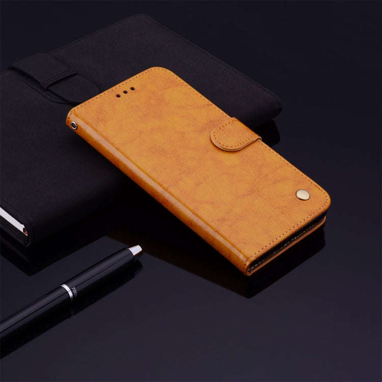 Business Style Oil Wax Texture Horizontal Flip Leather Case for Huawei Honor 8A (with Fingerprint...
