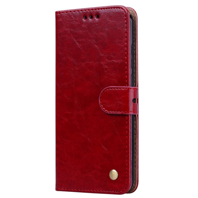 Business Style Oil Wax Texture Horizontal Flip Leather Case for Huawei Honor 8A (with Fingerprint...