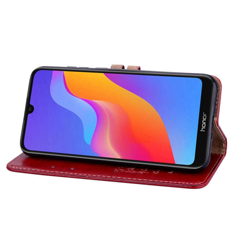 Business Style Oil Wax Texture Horizontal Flip Leather Case for Huawei Honor 8A (with Fingerprint...