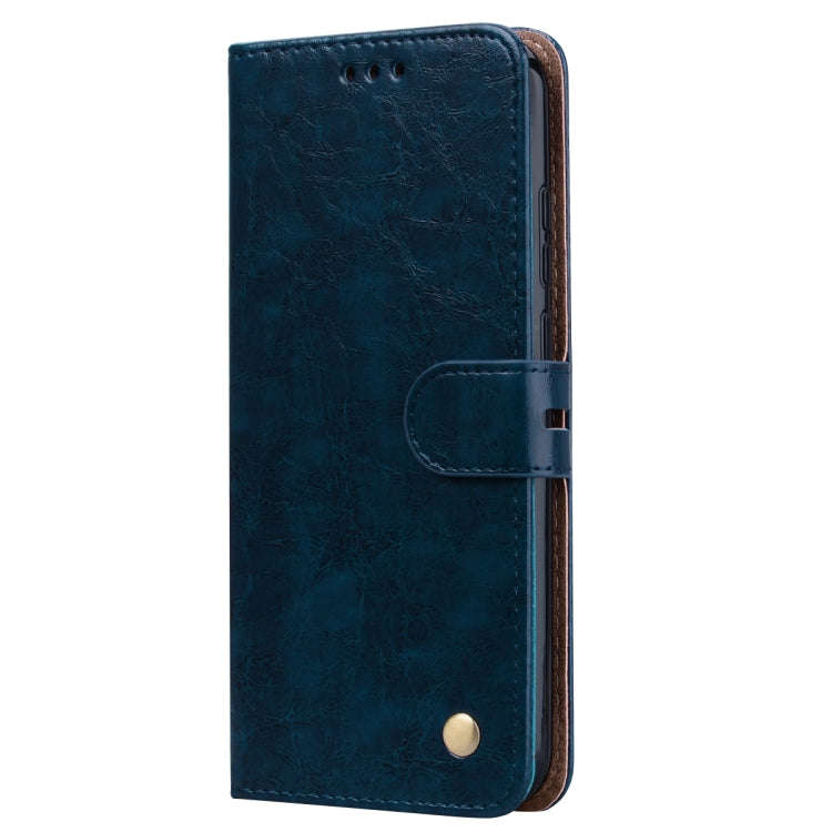 Business Style Oil Wax Texture Horizontal Flip Leather Case for Huawei Honor 8A (with Fingerprint...