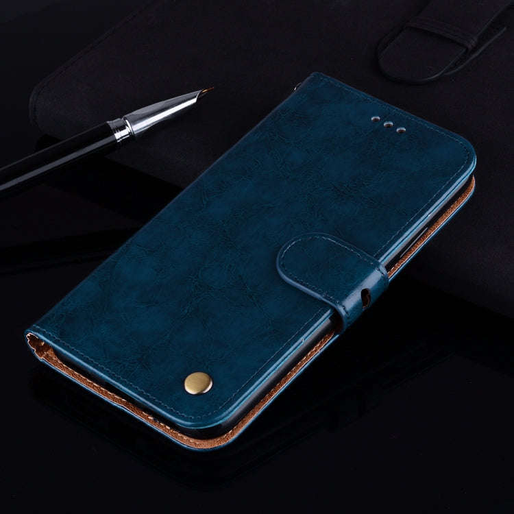 Business Style Oil Wax Texture Horizontal Flip Leather Case for Huawei Honor 8A (with Fingerprint...