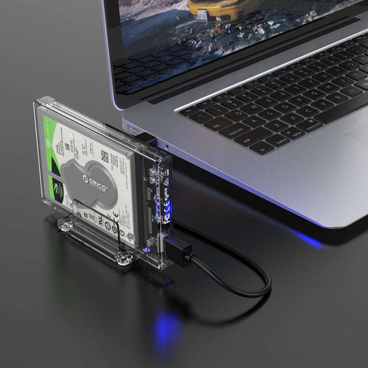 ORICO 2159U3 2.5 inch Transparent USB3.0 Hard Drive Enclosure with Stand