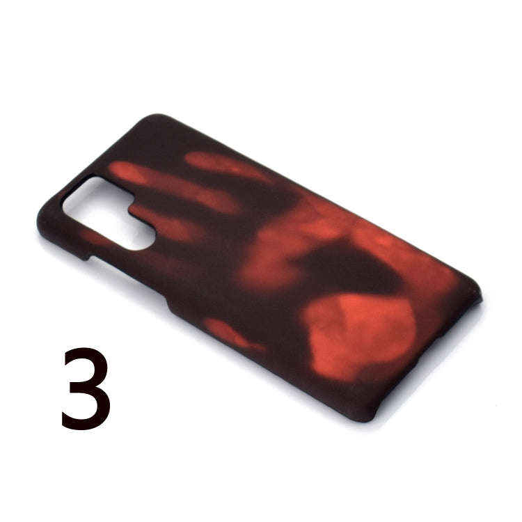 Paste Skin + PC Thermal Sensor Discoloration Protective Back Cover Case for Huawei P30 Pro(Blue)