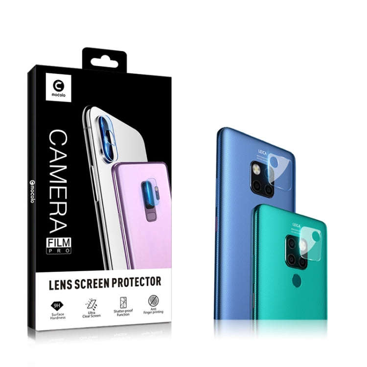 2 PCS mocolo 0.15mm 9H 2.5D Round Edge Rear Camera Lens Tempered Glass Film for Huawei Mate 20 Pro