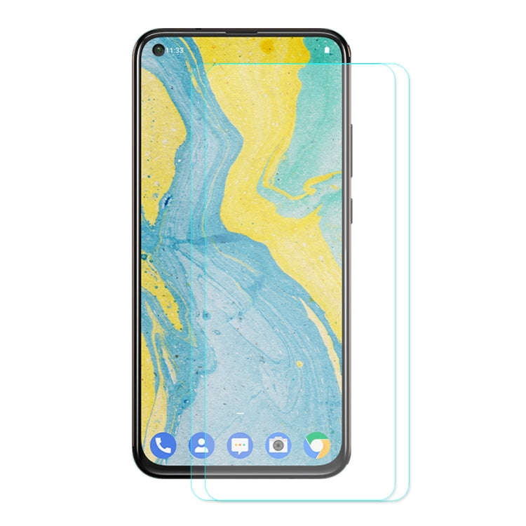 2 PCS ENKAY Hat-Prince 0.26mm 2.5D 9H Tempered Glass Protective Film for Nokia X71