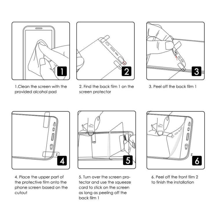 ENKAY Hat-Prince 0.1mm 3D Full Screen Protector Explosion-proof Hydrogel Film for Galaxy A30 / A50