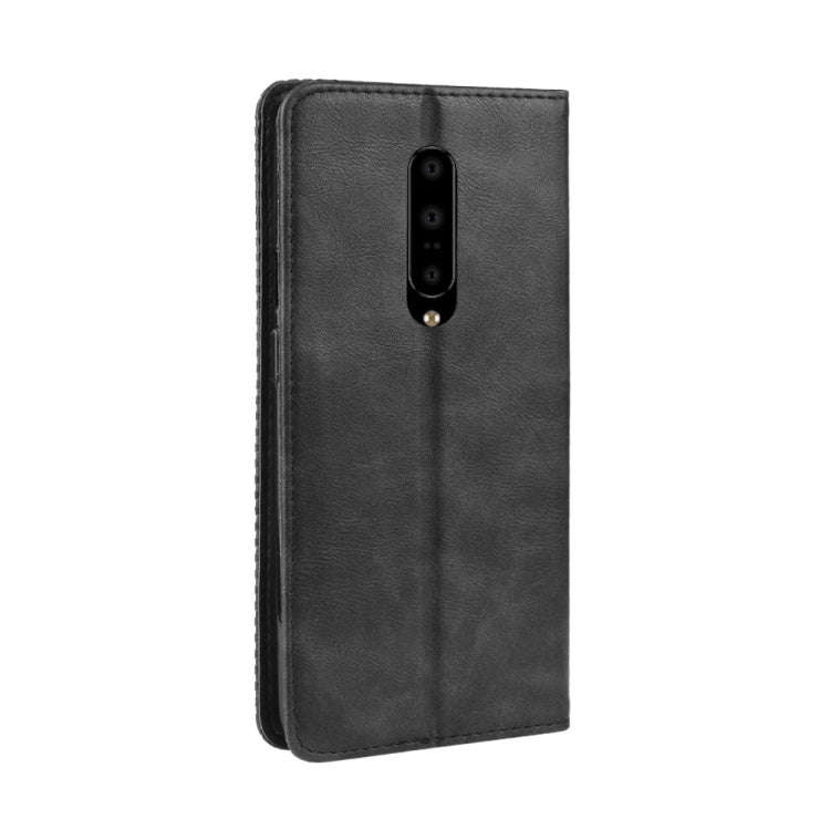 Magnetic Buckle Retro Crazy Horse Texture Horizontal Flip Leather Case for OnePlus 7 Pro, with Ho...