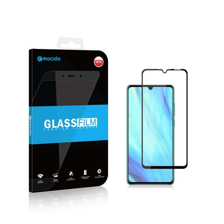 2 PCS mocolo 0.33mm 9H 2.5D Full GlueTempered Glass Film for Huawei P30 Lite