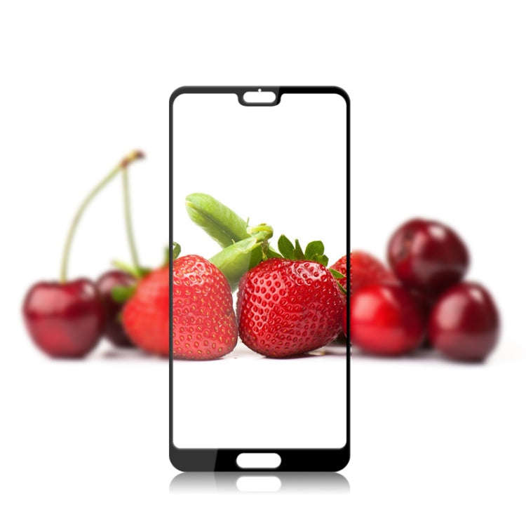 2 PCS mocolo 0.33mm 9H 2.5D Full GlueTempered Glass Film for Huawei P20(Black)