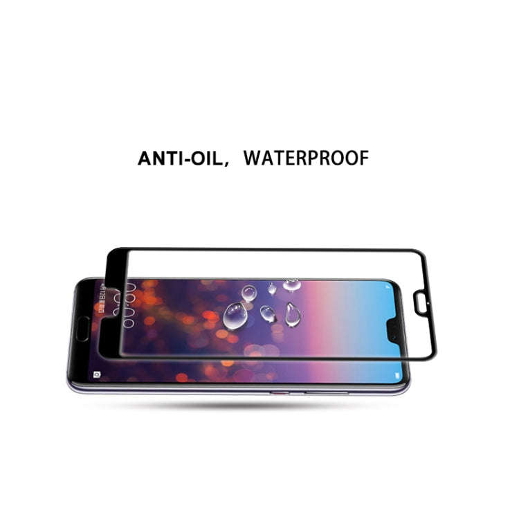 2 PCS mocolo 0.33mm 9H 2.5D Full GlueTempered Glass Film for Huawei P20 Pro