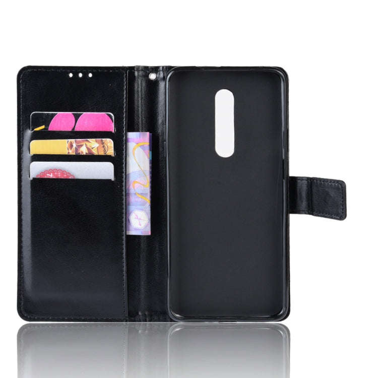 Retro Crazy Horse Texture Horizontal Flip Leather Case for OnePlus 7 Pro, with Holder & Card Slot...