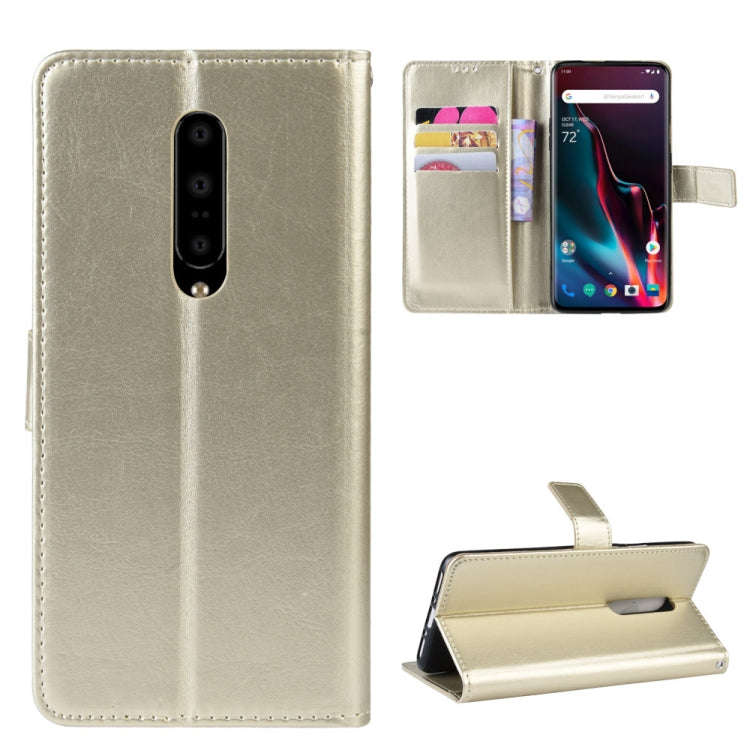 Retro Crazy Horse Texture Horizontal Flip Leather Case for OnePlus 7 Pro, with Holder & Card Slot...