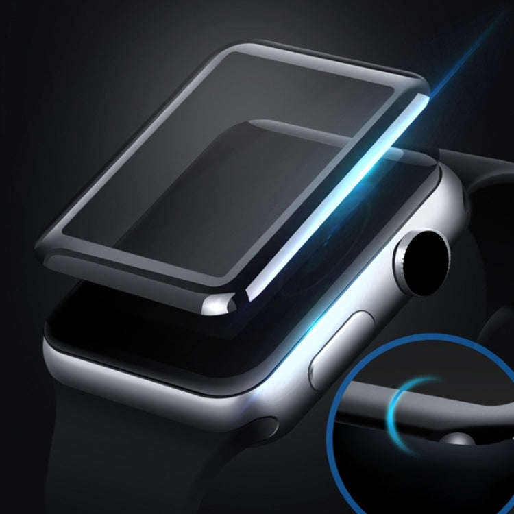 mocolo 0.33mm 9H 3D Round Edge Full Glue Tempered Glass Film for Apple Watch Series 3 38mm