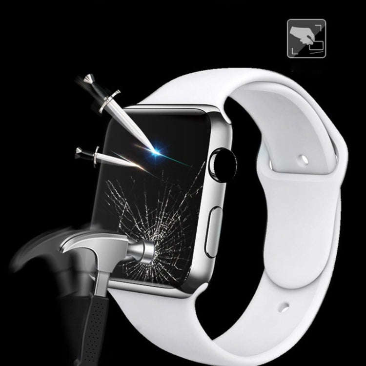 mocolo 0.33mm 9H 3D Round Edge Full Glue Tempered Glass Film for Apple Watch Series 3 38mm