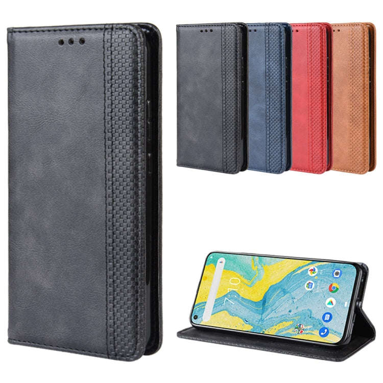 Magnetic Buckle Retro Crazy Horse Texture Horizontal Flip Leather Case for Nokia X71 / 8.1 Plus, ...