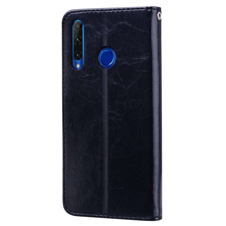 Business Style Oil Wax Texture Horizontal Flip Leather Case for Huawei Honor 10i, with Holder & C...