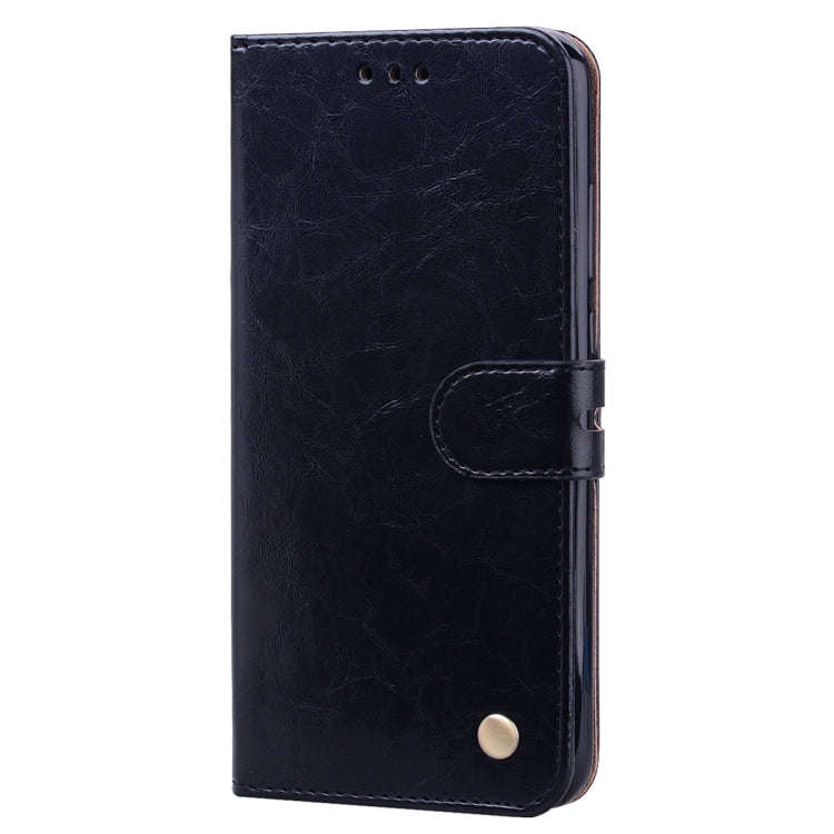 Business Style Oil Wax Texture Horizontal Flip Leather Case for Huawei Honor 10i, with Holder & C...