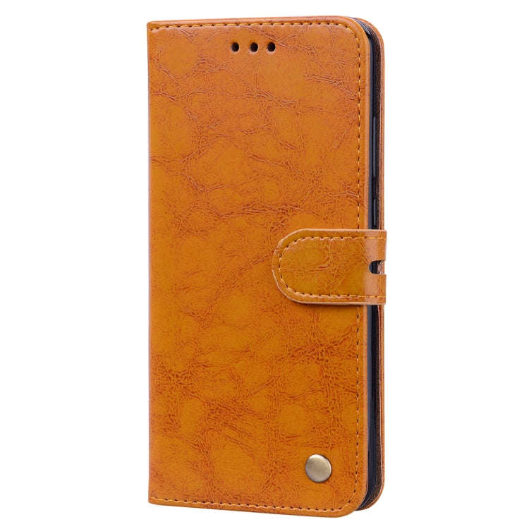 Business Style Oil Wax Texture Horizontal Flip Leather Case for Huawei Honor 10i, with Holder & C...