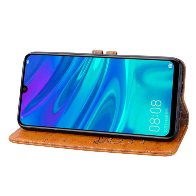 Business Style Oil Wax Texture Horizontal Flip Leather Case for Huawei Honor 10i, with Holder & C...