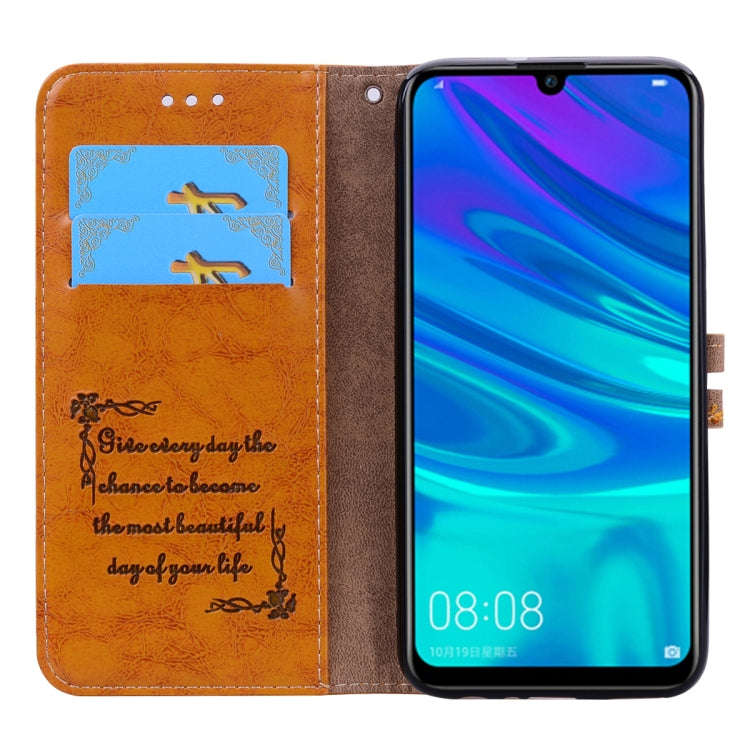 Business Style Oil Wax Texture Horizontal Flip Leather Case for Huawei Honor 10i, with Holder & C...