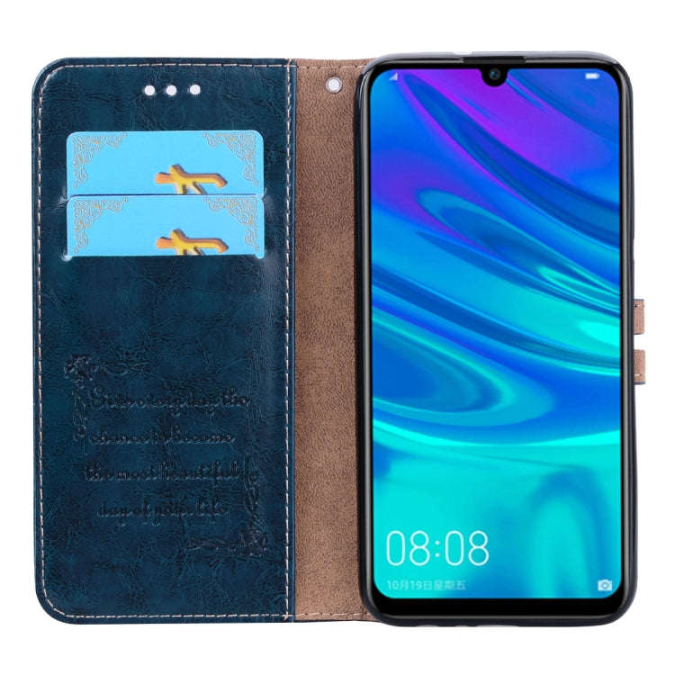 Business Style Oil Wax Texture Horizontal Flip Leather Case for Huawei Honor 10i, with Holder & C...