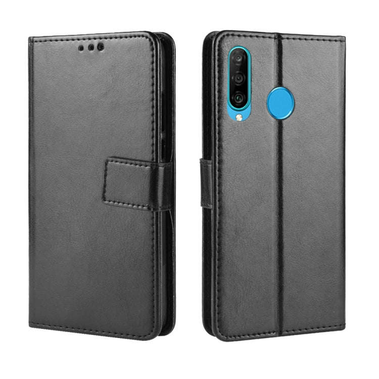 Retro Crazy Horse Texture Horizontal Flip Leather Case for Huawei Honor 10i / 20i , with Holder &...