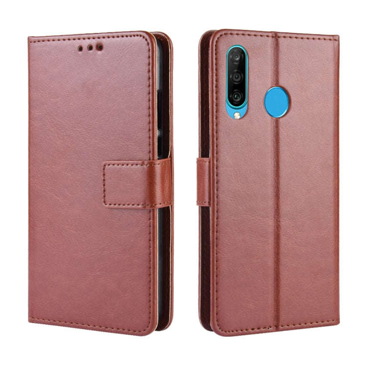 Retro Crazy Horse Texture Horizontal Flip Leather Case for Huawei Honor 10i / 20i , with Holder &...