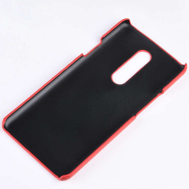 Shockproof Crocodile Texture PC + PU Case for OnePlus 7 Pro(Black)