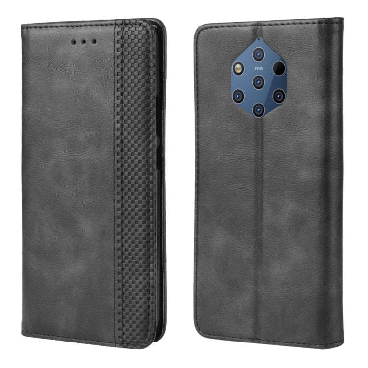 Magnetic Buckle Retro Crazy Horse Texture Horizontal Flip Leather Case for Nokia 9 PureView, with...
