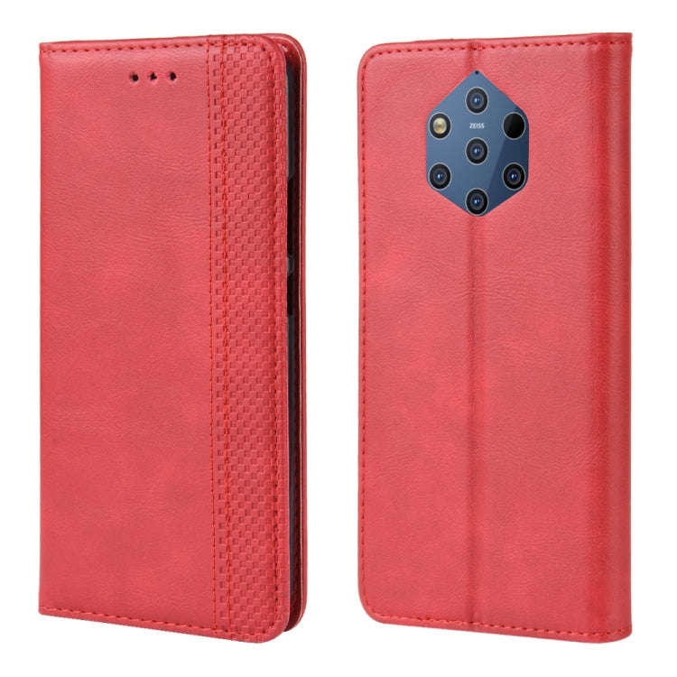 Magnetic Buckle Retro Crazy Horse Texture Horizontal Flip Leather Case for Nokia 9 PureView, with...