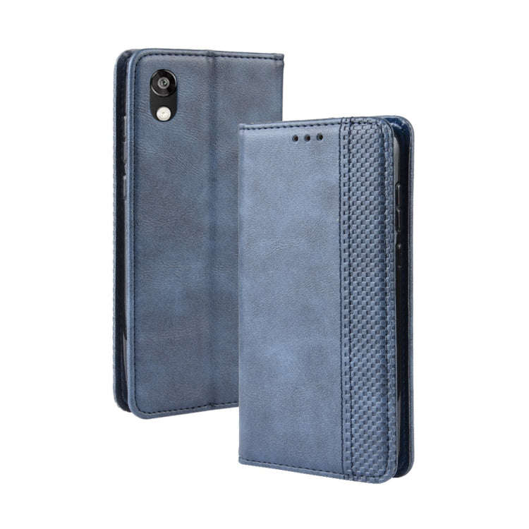 Magnetic Buckle Retro Crazy Horse Texture Horizontal Flip Leather Case for Huawei Y5 (2019), with...