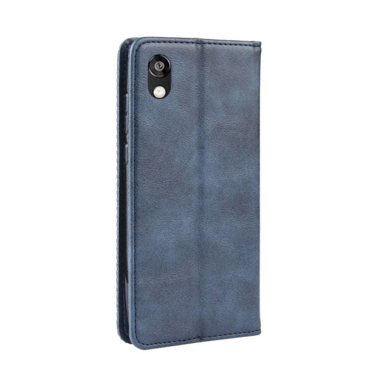 Magnetic Buckle Retro Crazy Horse Texture Horizontal Flip Leather Case for Huawei Y5 (2019), with...