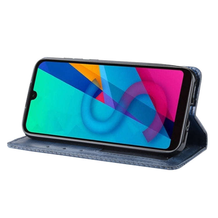 Magnetic Buckle Retro Crazy Horse Texture Horizontal Flip Leather Case for Huawei Y5 (2019), with...