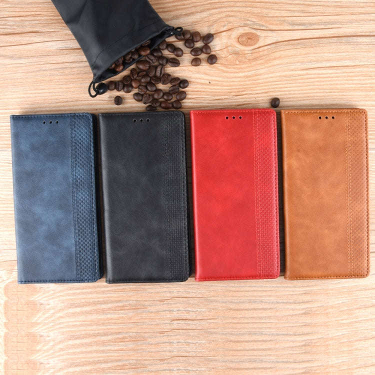 Magnetic Buckle Retro Crazy Horse Texture Horizontal Flip Leather Case for Huawei Y5 (2019), with...