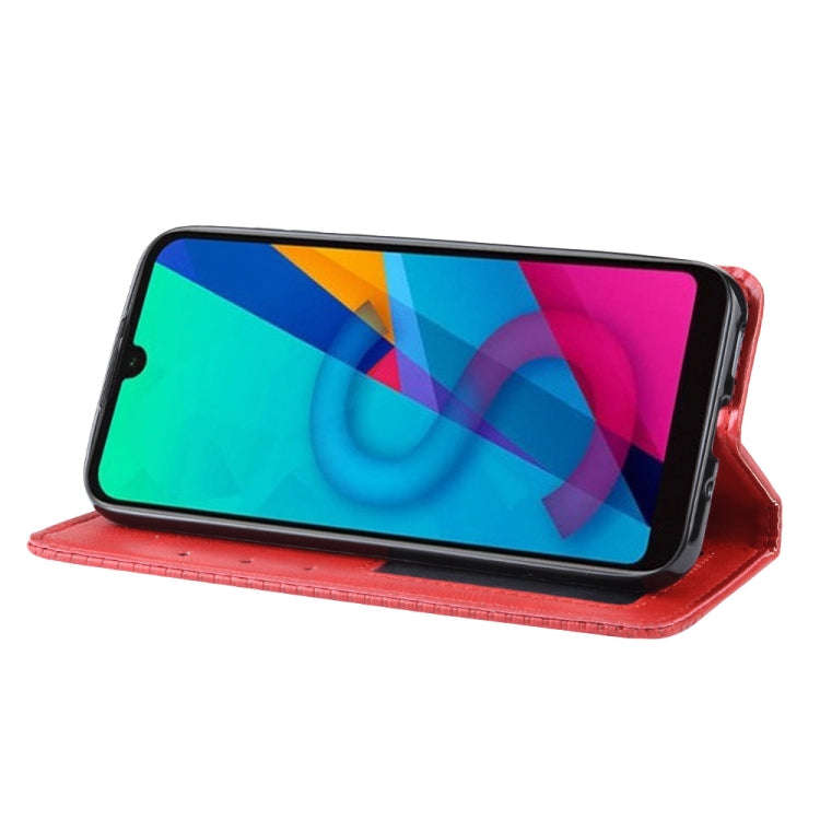 Magnetic Buckle Retro Crazy Horse Texture Horizontal Flip Leather Case for Huawei Y5 (2019), with...