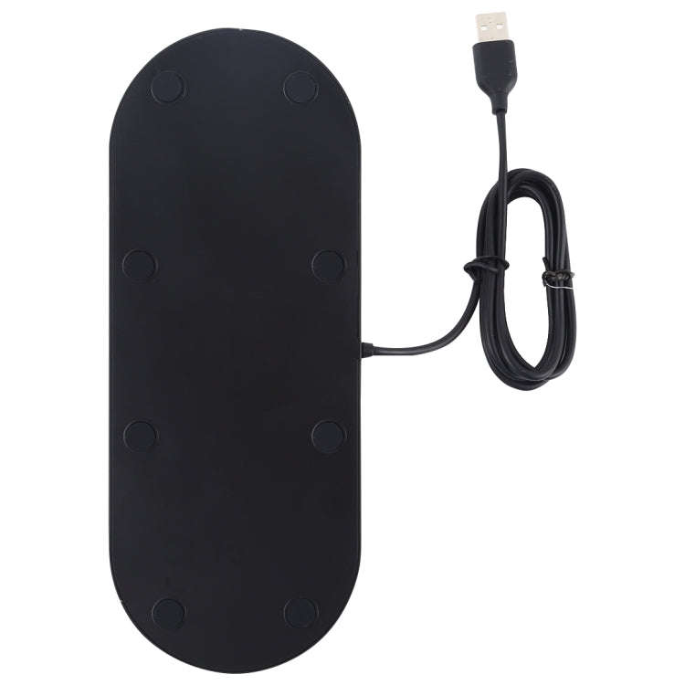 HQ-UD15 5 in 1 Micro USB + USB-C / Type-C + 8 Pin Interface Phone Charging Base with 8 Pin Earpho...
