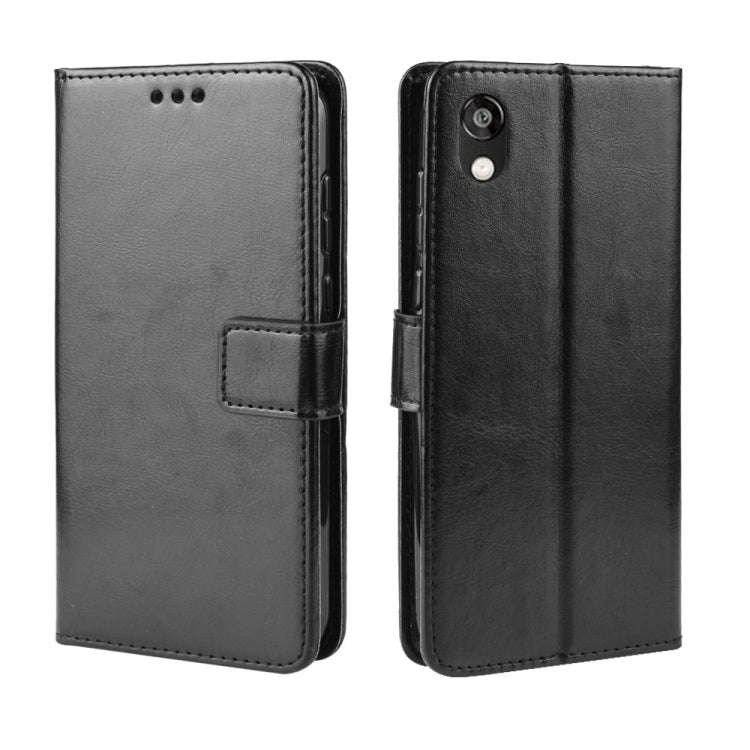 Retro Crazy Horse Texture Horizontal Flip Leather Case for Huawei Y5 (2019), with Holder & Card S...