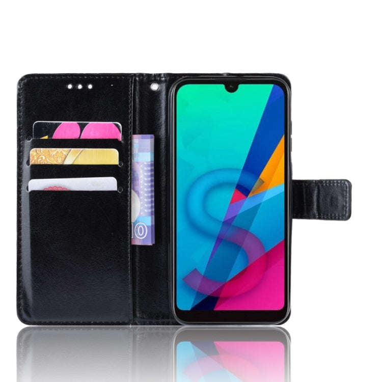 Retro Crazy Horse Texture Horizontal Flip Leather Case for Huawei Y5 (2019), with Holder & Card S...