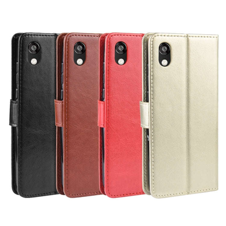 Retro Crazy Horse Texture Horizontal Flip Leather Case for Huawei Y5 (2019), with Holder & Card S...