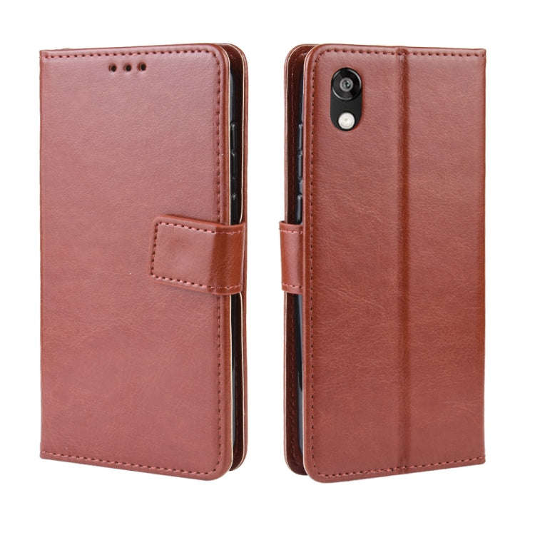 Retro Crazy Horse Texture Horizontal Flip Leather Case for Huawei Y5 (2019), with Holder & Card S...